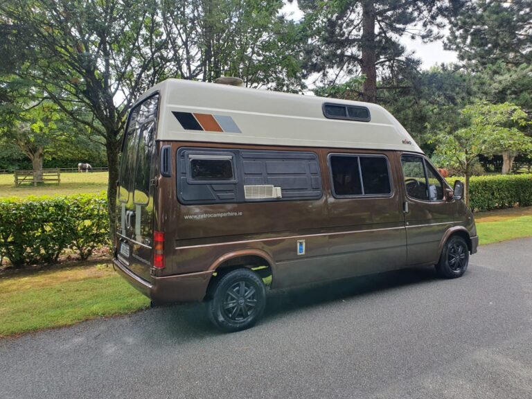 Roadie side exterior viewed from the rear