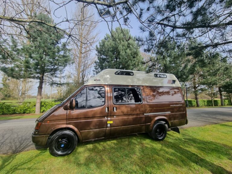 Warrior side exterior parked on grass