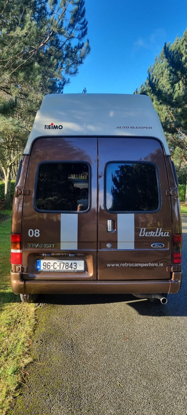 Bertha rear doors and high roof