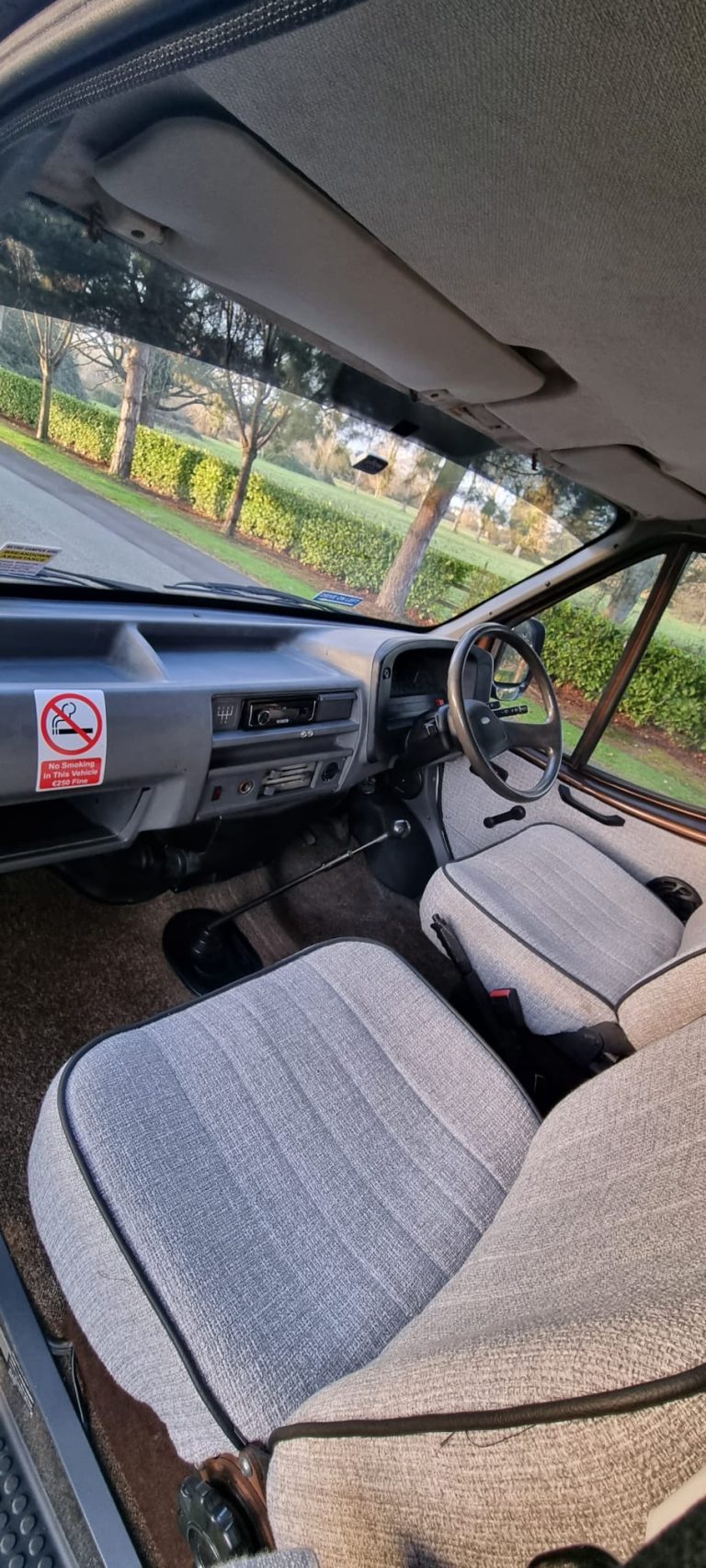 Layla front cab seats and dashboard
