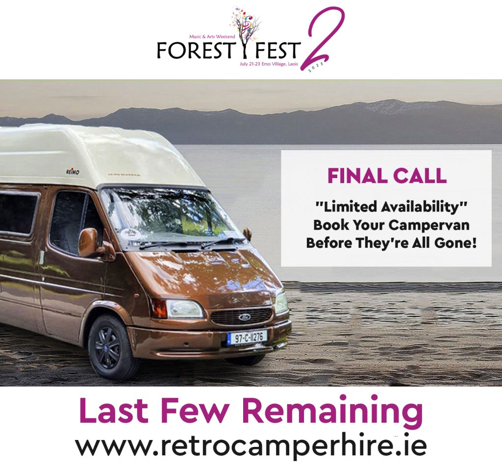 Retro Camper Hire campervan booking graphic