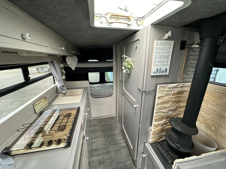Stella kitchen and central aisle towards the rear bunks