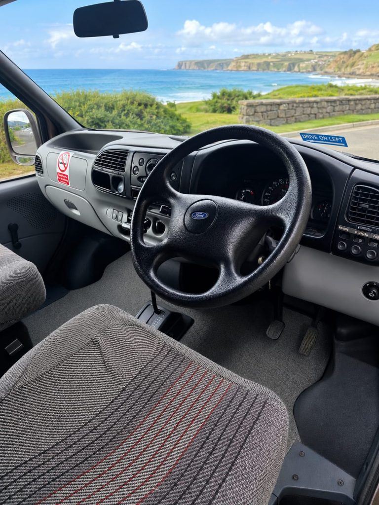 Maverick right-hand-drive cab and steering wheel