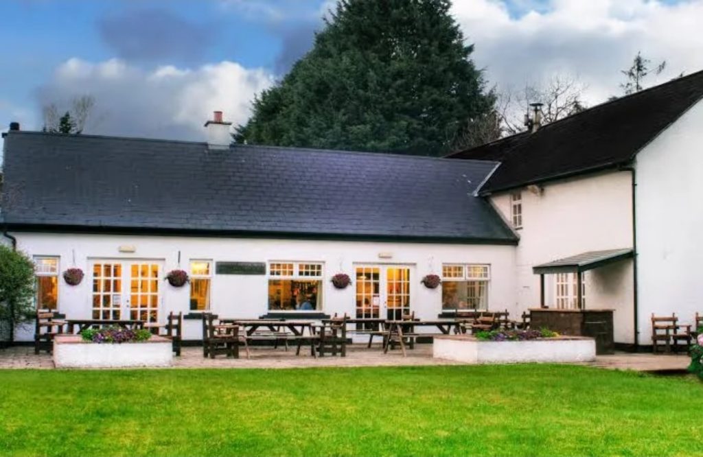 Brown Trout Inn exterior and outdoor seating area, Aghadowey, County Londonderry