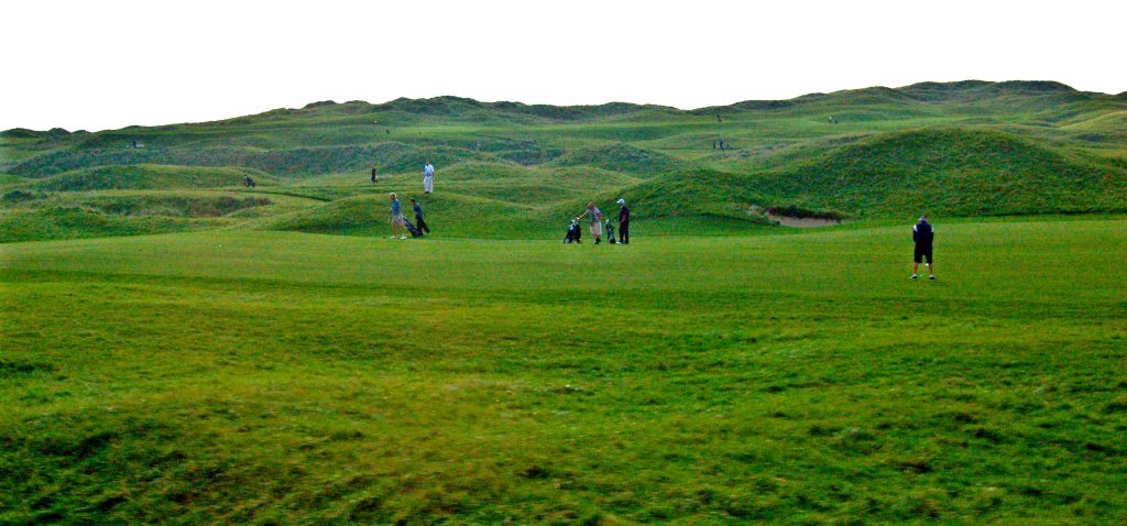Lahinch links golf course in County Clare