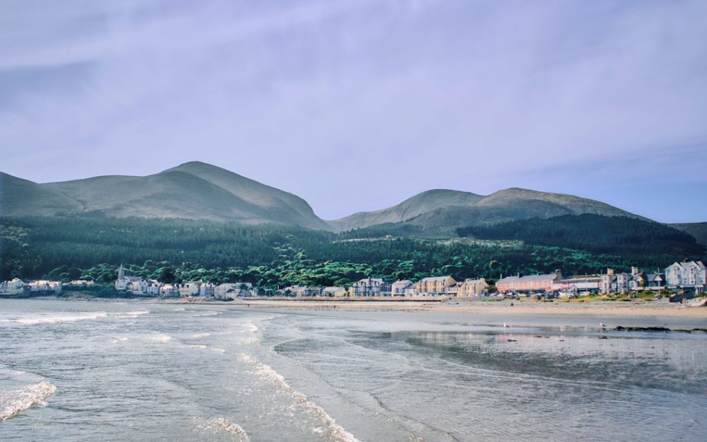 Newcastle County Down coastal town beneath the Mourne Mountains