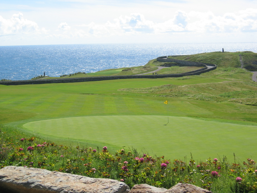 18th hole at Old Head Golf Links, Kinsale, County Cork