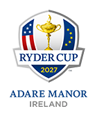 Ryder Cup 2027 logo, Adare Manor, Ireland