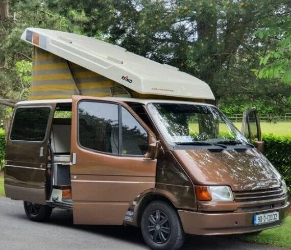 Scooby campervan available from Retro Camper Hire in Dublin