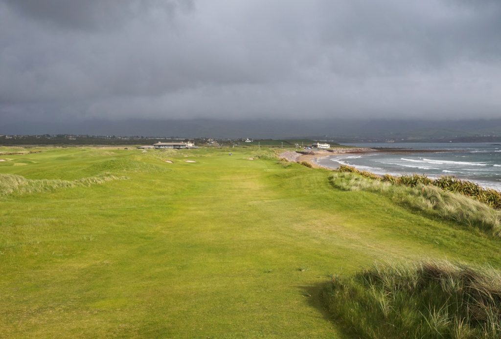 18th hole at Waterville Golf Links, County Kerry